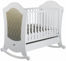 Дитяче ліжко Micuna Alexa Relax White-Gold 120x60см МДФ / бук