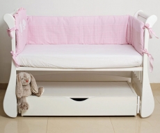 Бампер Twins Limited 2099-TL-001-04 Dog & cat pink