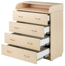 Пеленальний комод Babyroom CMD-04 Big дуб молочний