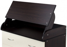 Пеленальний комод Babyroom 4 тел. Big 102x80x50 венге-ваніль