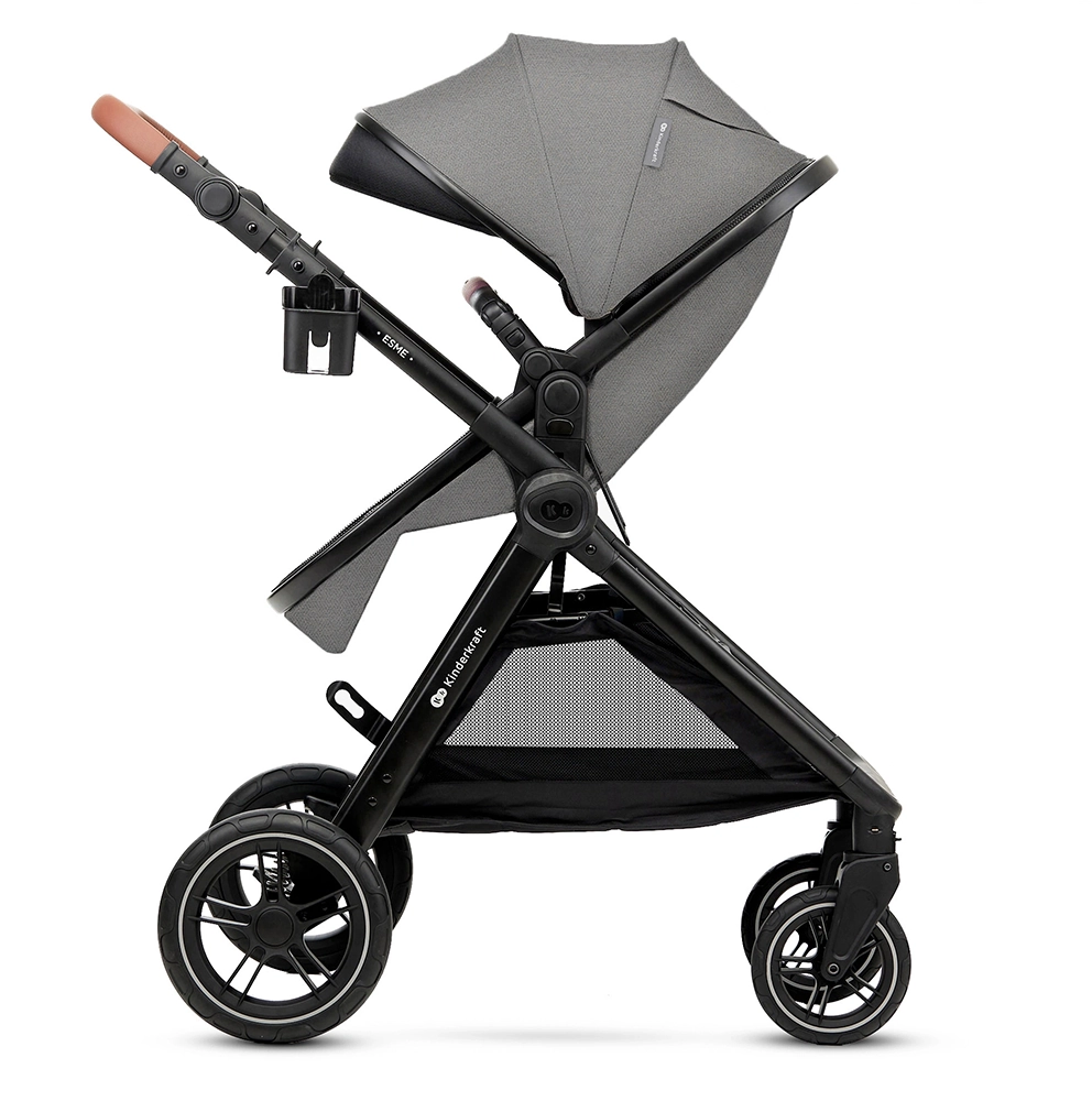 Универсальная коляска 3 в 1 Kinderkraft Esme Pro Gray (KSESME00GRY300N)