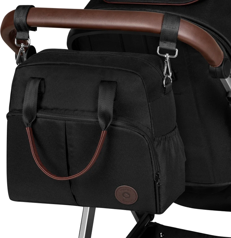 Дитячий візочок 3 в 1 Lionelo Amber Black Silver