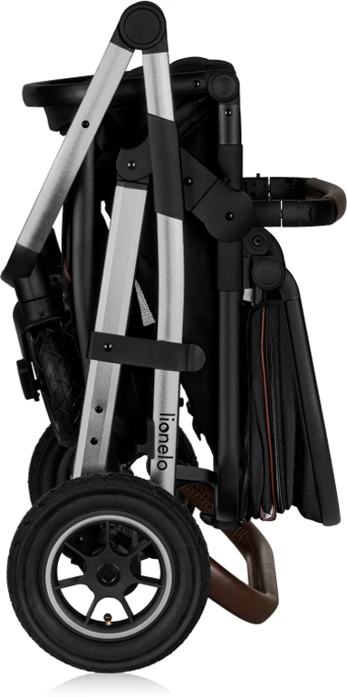 Дитячий візочок 3 в 1 Lionelo Amber Black Silver