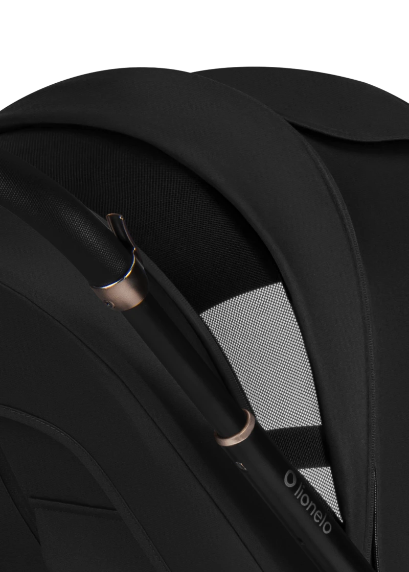 Коляска 3 в 1 Lionelo Freya Black Onyx