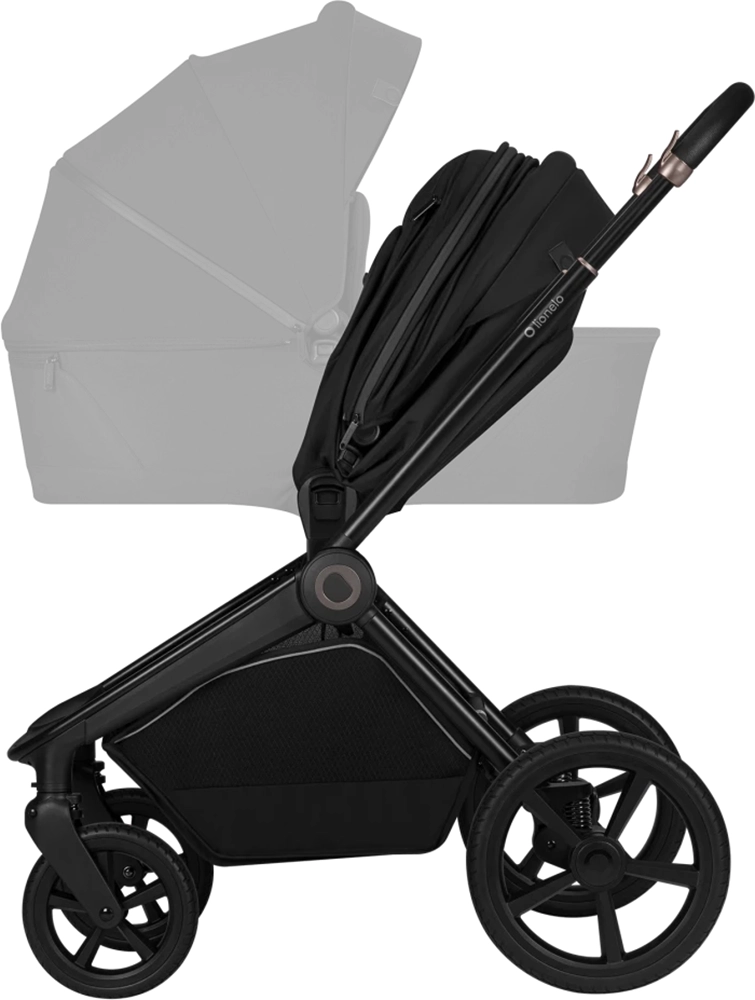 Коляска 3 в 1 Lionelo Freya Black Onyx