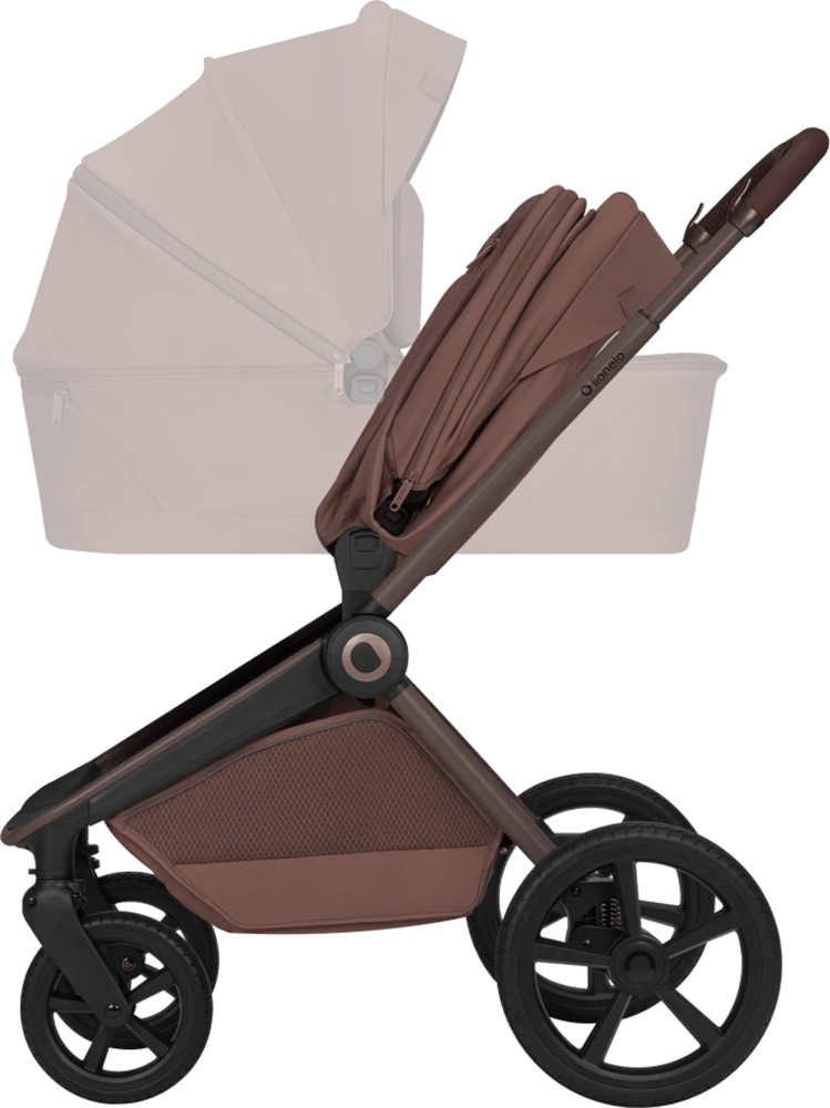 Коляска 3 в 1 Lionelo Freya Brown Chocolate