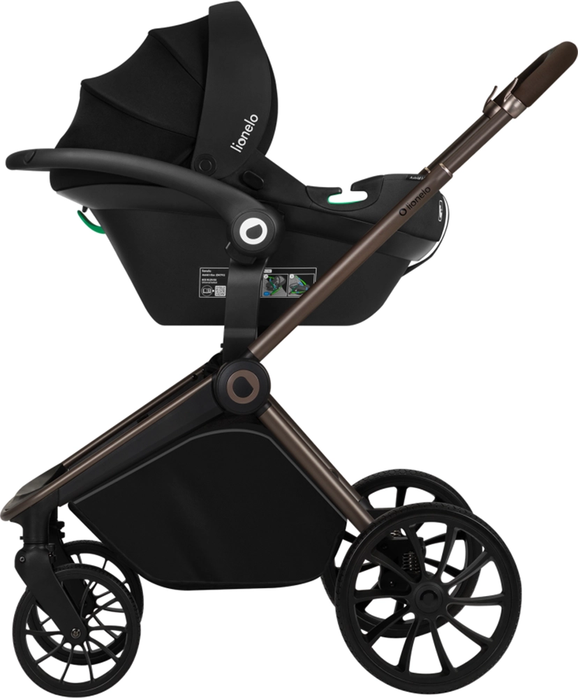 Коляска 3 в 1 Lionelo Mika Plus Mocha Mousse