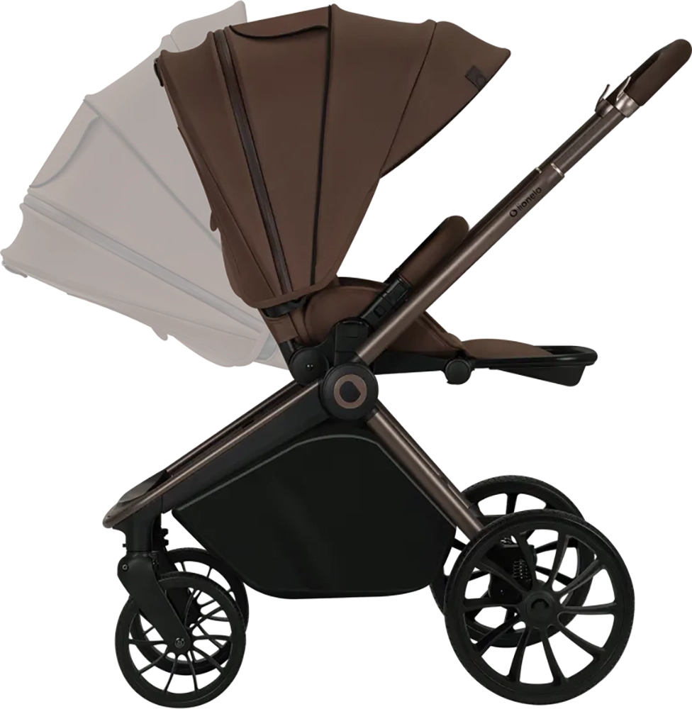 Коляска 3 в 1 Lionelo Mika Plus Mocha Mousse