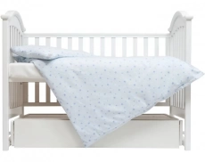 Змінна постіль 3 ел Twins Comfort Soft (фланель) 3010-TS-404, Starlet blue