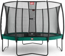 Батут Berg Champion 430 Green + захисна сітка Deluxe