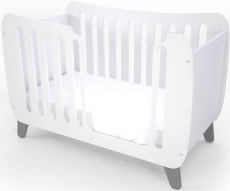 Дитяче ліжко IndigoWood Fashion Kit white / gray