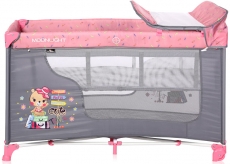 Дитячий манеж Lorelli Moonlight 2 Layer Pink TRAVELING
