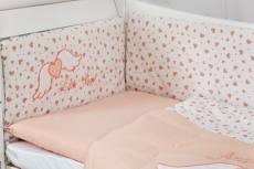 Постільний комплект 8 ел Twins Evo Angel Baby 4074-A-043 coral