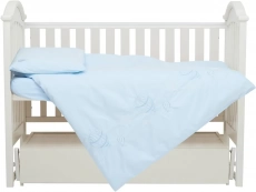 Сменная постель 3 эл. Twins Beau (Бо) 4011-ZBВ-04, blue, голубой