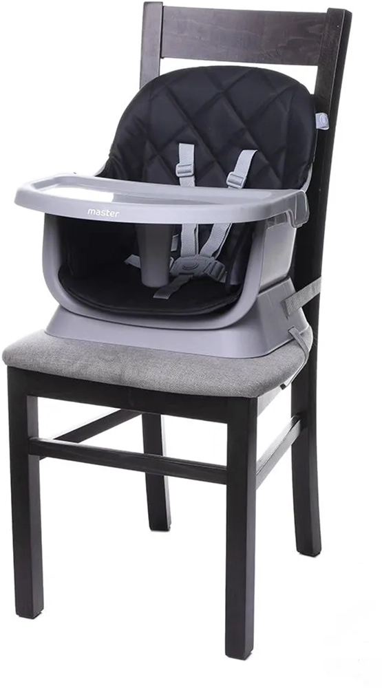 Cтульчик для кормления 4Baby MASTER black