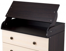 Пеленальний комод Babyroom CMD-04 Big венге-дуб молочний