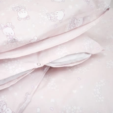 Постільний комплект 5 ел Twins Via (поплін) 5091-TP-08, baby pink