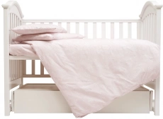 Постільний комплект 5 ел Twins Via (поплін) 5091-TP-08, baby pink