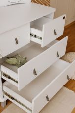 Комод пеленатор Angelo Глорі (біло сірий) 90х51х90 см