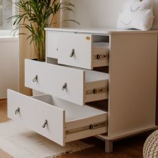 Комод пеленатор Angelo Глорі (біло сірий) 90х51х90 см