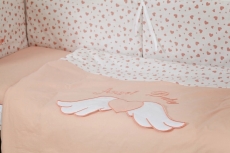 Постільний комплект 8 ел Twins Evo Angel Baby 4074-A-043 coral