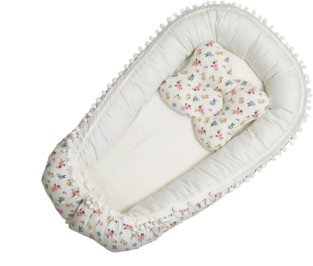 Кокон-позиционер Twins Маршмеллоу 9063-TM-202, Flowers ecru