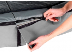 Батут EXIT Elegant Premium прямокутний 214х366 cm grey