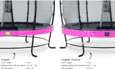 Батут з сіткою Exit Elegant Premium 427cm purple