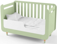 Ліжечко-трансформер IndigoWood Bubble Kit 124,5x63,5cm green