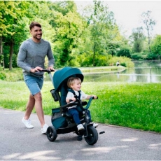 Триколісний велосипед Kinderkraft Easytwist Midnight Green