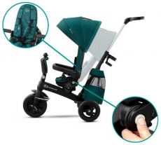 Триколісний велосипед Kinderkraft Easytwist Midnight Green
