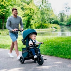 Триколісний велосипед Kinderkraft Easytwist Platinum Grey