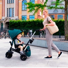 Триколісний велосипед Kinderkraft Easytwist Platinum Grey