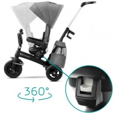 Триколісний велосипед Kinderkraft Easytwist Platinum Grey