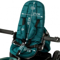 Триколісний велосипед Kinderkraft Easytwist Platinum Grey