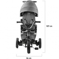 Триколісний велосипед Kinderkraft Easytwist Platinum Grey