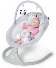 Крісло-гойдалка Kinderkraft Luli Gray