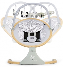 Крісло-гойдалка Kinderkraft Lumi Wooden