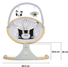 Крісло-гойдалка Kinderkraft Lumi Wooden