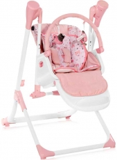 Дитячий стульчик для кормлення Lorelli VENTURA Pink