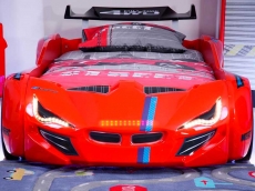 Дитяче ліжко машина з пластика MUSVENUS BMW red