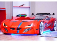 Дитяче ліжко машина з пластика MUSVENUS BMW red