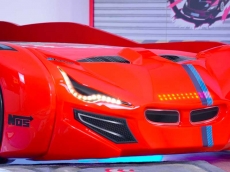Дитяче ліжко машина з пластика MUSVENUS BMW red