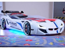 Дитяче ліжко машина з пластика MUSVENUS BMW white