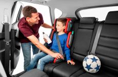 Детское автокресло MiFold Hifold fit-and-fold Racing Red