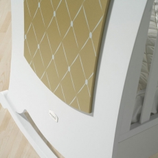 Дитяче ліжко Micuna Alexa Relax White-Gold 120x60см МДФ / бук