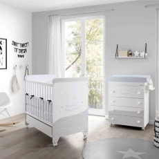 Дитяче ліжко Micuna Cosmic White/Ash