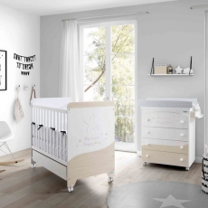 Дитяче ліжко Micuna Cosmic White/Nordic