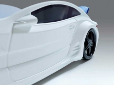 Дитяче ліжко машина Star Eco Mersedes GT white 160 х 80 см, з підсвічуванням, музикою, пультом