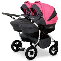 Детская коляска для двойни VERDI Twin 08